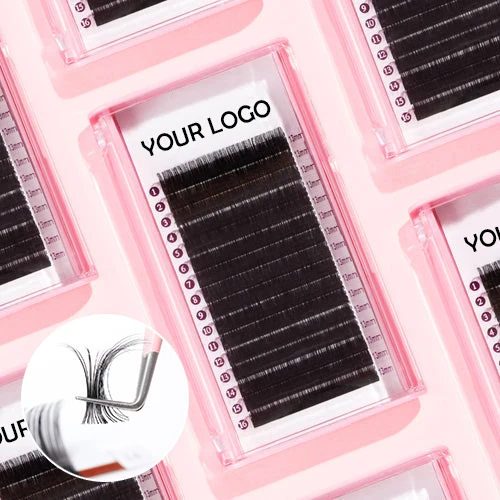 High Quality Synthetic Hair Material Knot Free Individual Flare classic Eyelashes Extension lash