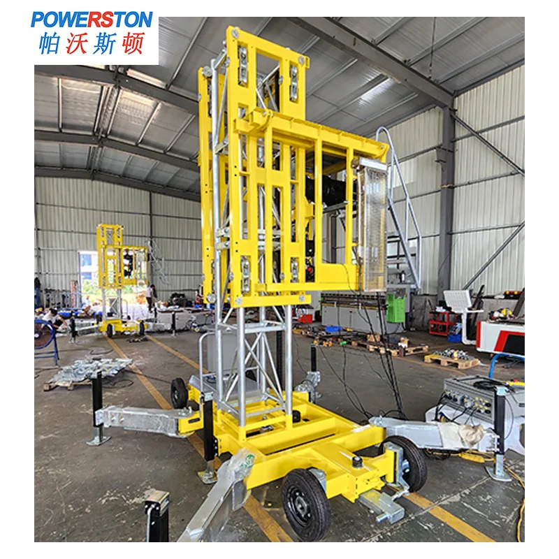 Projects Total Solution High Rise Building Facade Loading Load Hoist Mast Climbing Work Platform