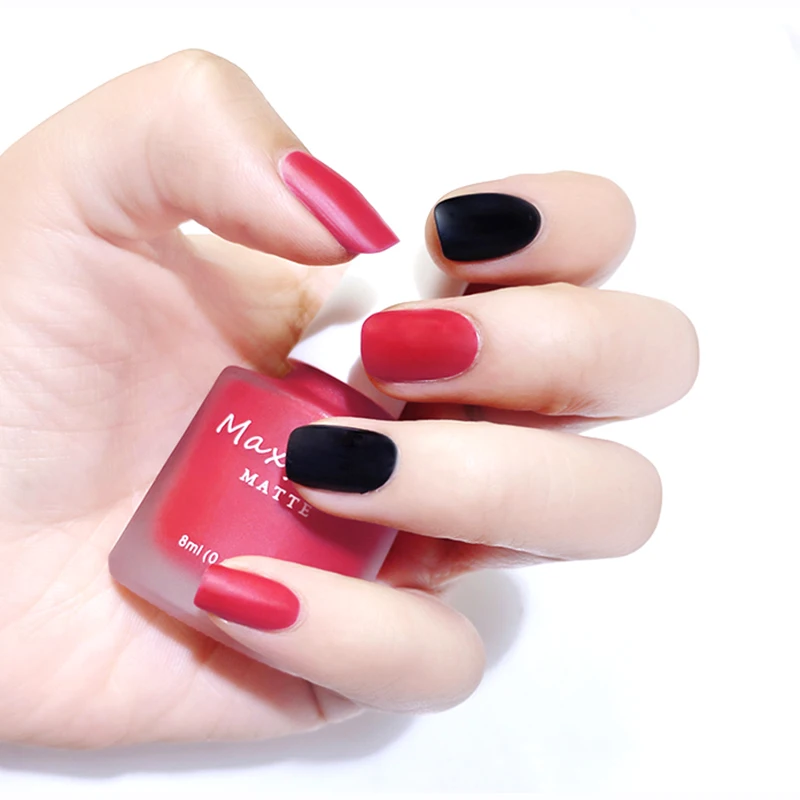 Быстрая Сушка на воздухе 8 мл долговечный неблестящий двойной лак для ногтей набор цветов