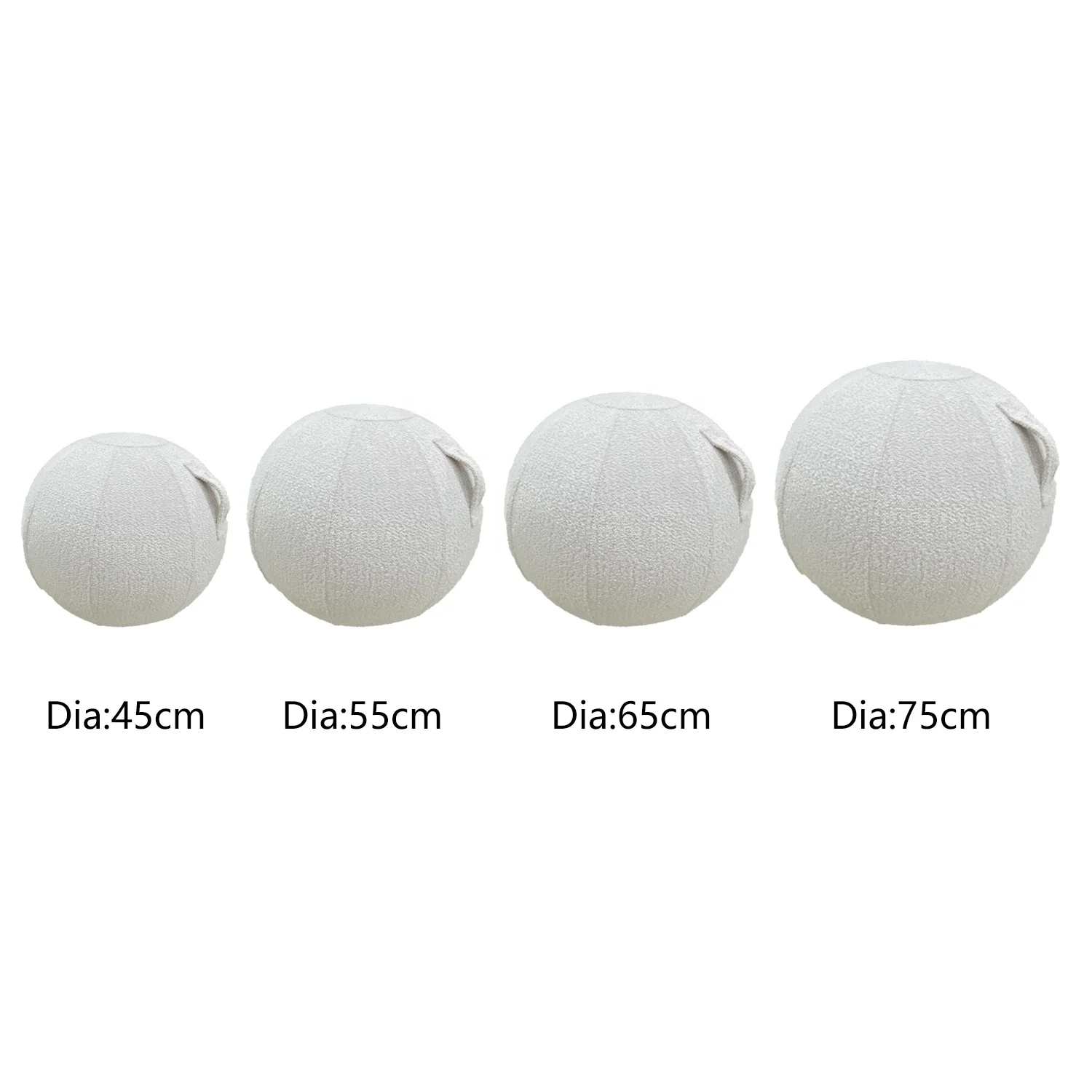 New Style Office Home Pilates Exercise Yoga Sitting Ball Chair with Comfortable Fabric