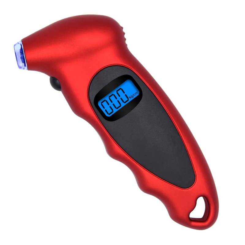 Digital Tire Gauges for Car Truck Bicycle with Backlit LCD and Non-slip Grip Tyre Pressure Gauge 150 PSI 4 Settings Car Tool ABS
