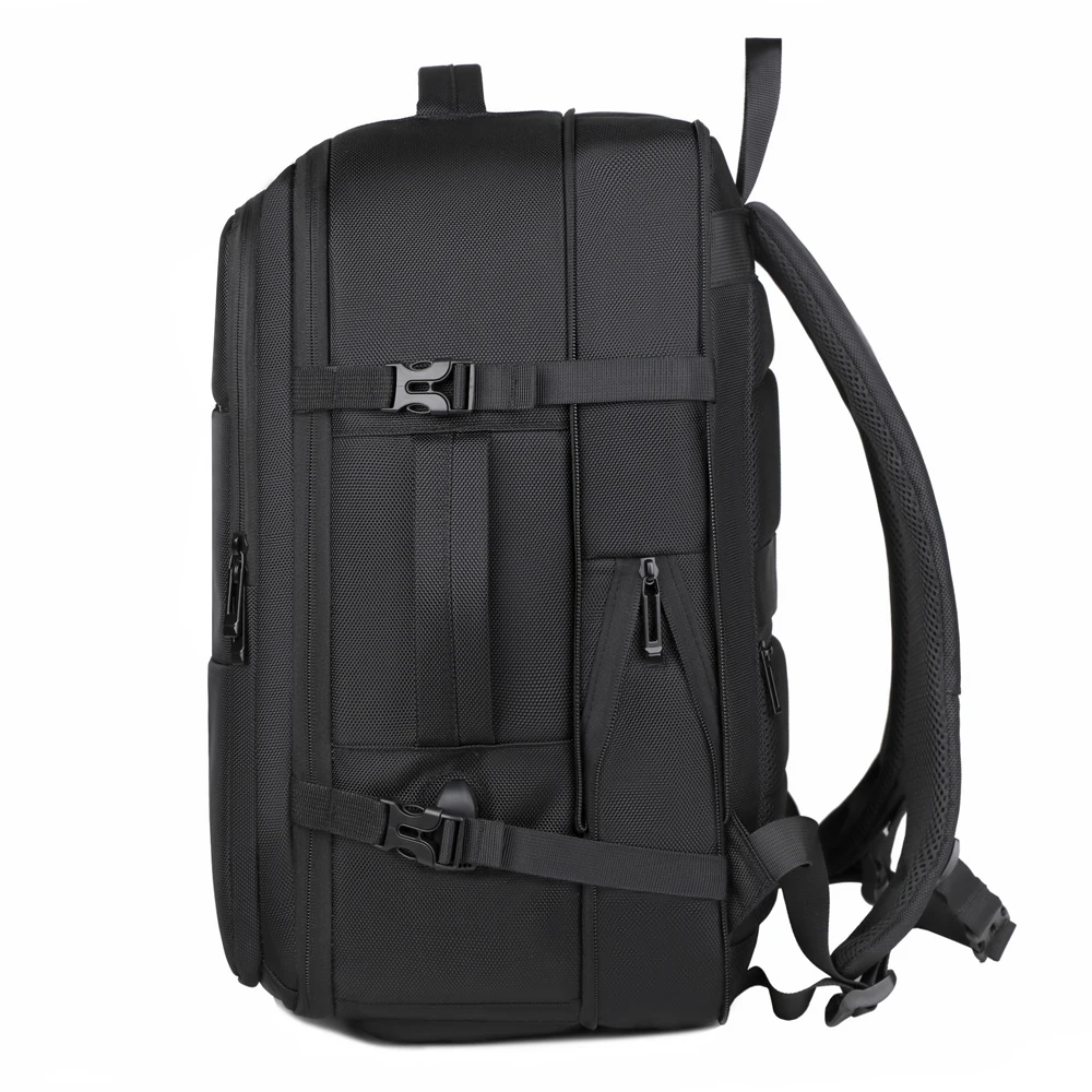 Custom Logo Oxford Cloth Waterproof Business Travel Computer Bag Laptop Backpack With Shoes Compartment