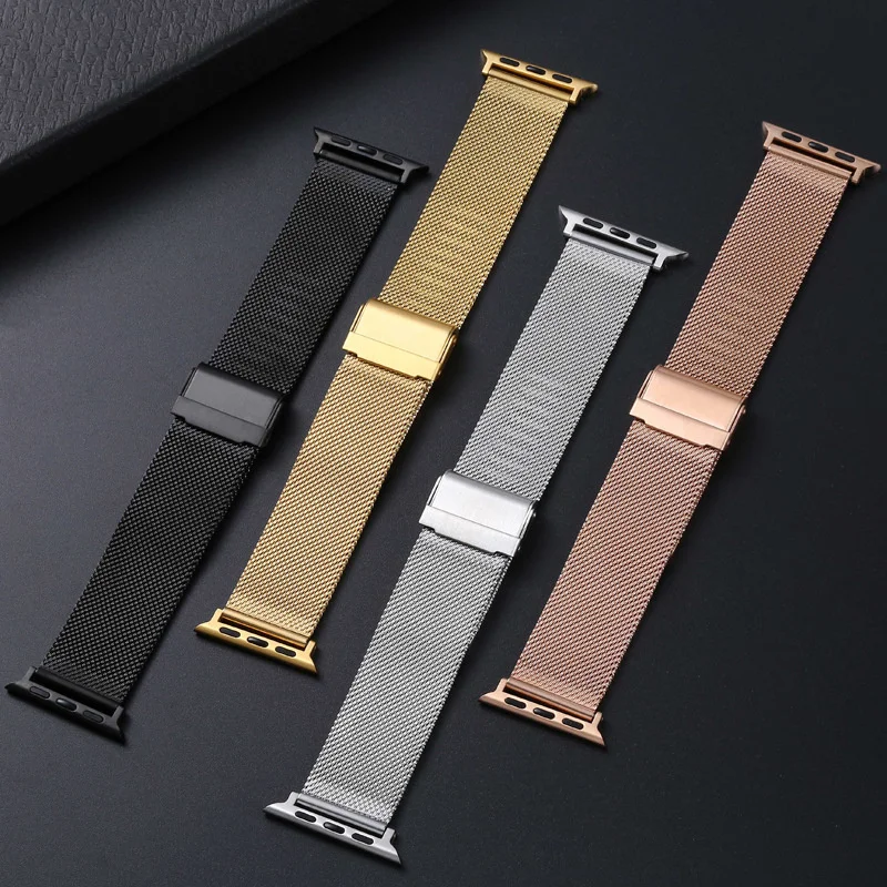 Premium Milanese Loop Stainless Steel Mesh Metal Bands for Smart Watch and Accessories for Samsung Galaxy 20mm 22mm Watch Band