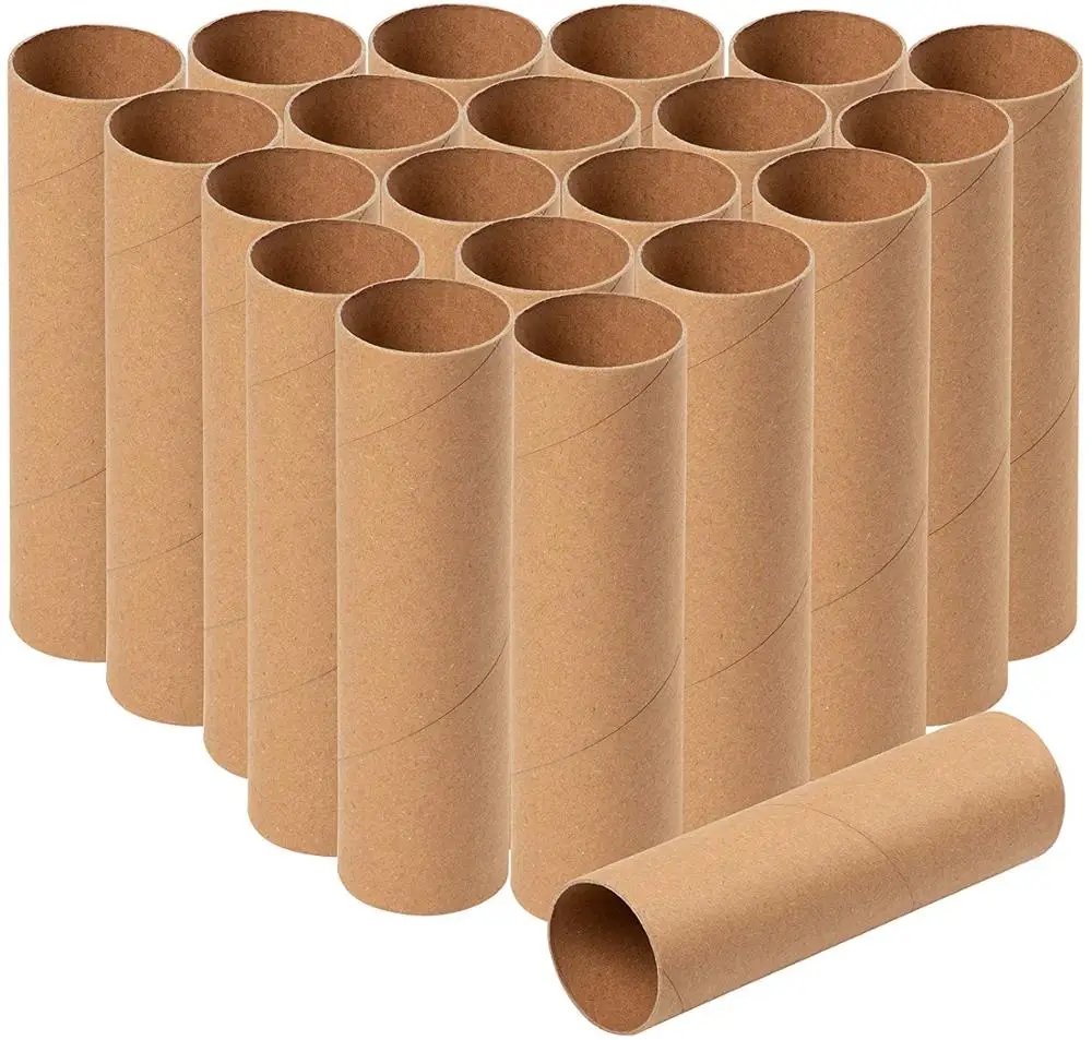 China Factory bath paper tube  Recyclable Tube Packaging Kraft Paper Packaging Toilet Paper Tube