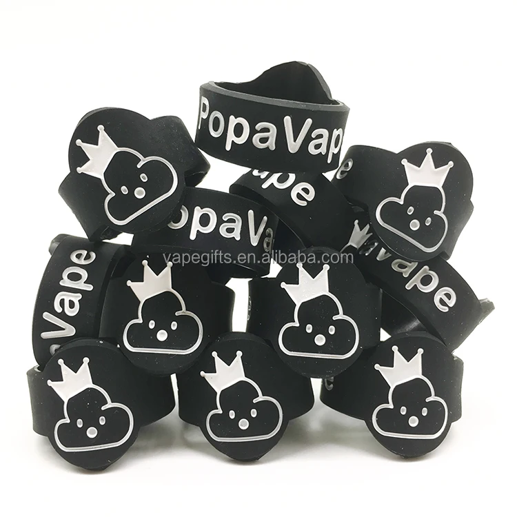 
Customized your own size and shape silicone vape bands to protect your tanks 