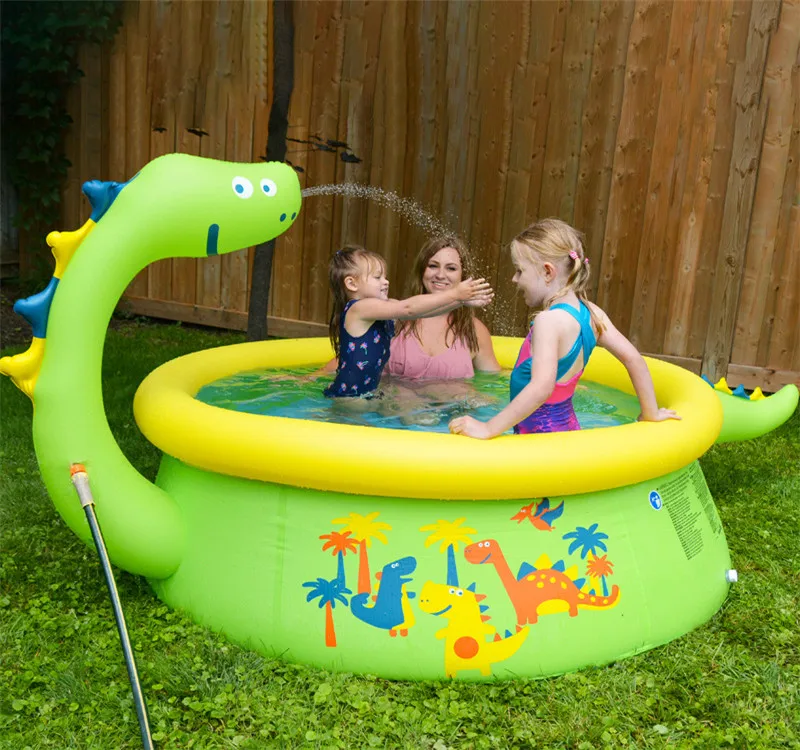 Inflatable pool Water play spray in Summer Water Park Swim Center Family Swimming Pool ball pit Outdoor Toys for Children Adults