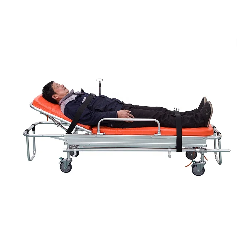 Manufacturer Supply Light-weight Durable Stretcher Bed  For Ambulance First-aid