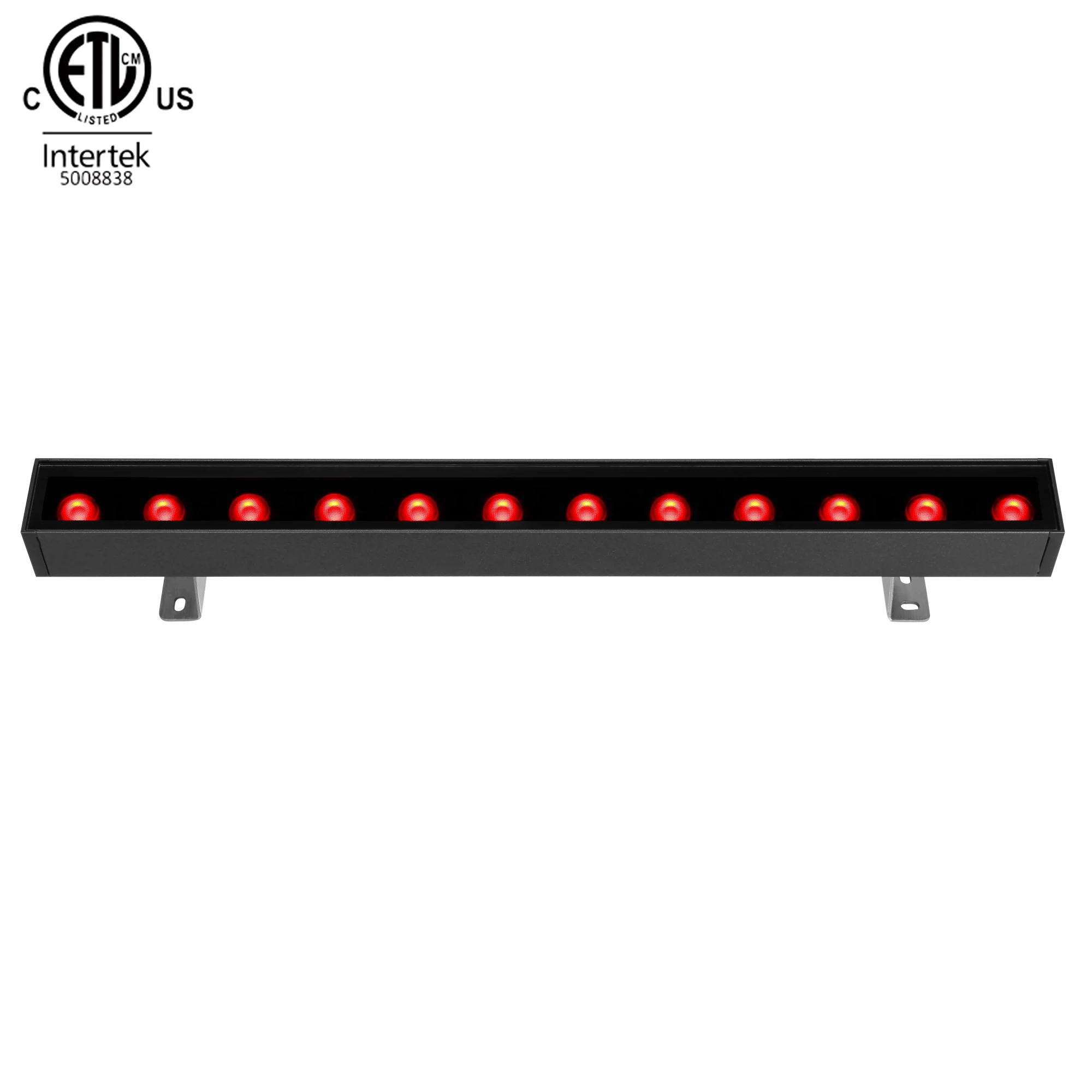 Waterproof Bridge DMX Battery Externa Flexible Building Facades Light 25W Led Wall Washers for Indoor Hotel