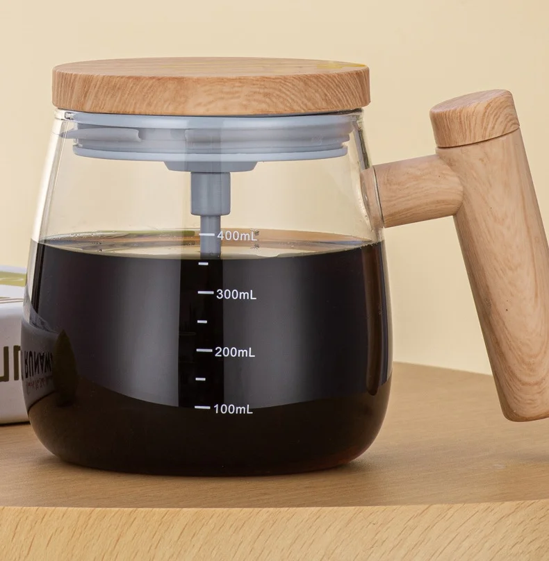 Modern Auto Stirring Electric Portable Mug Female Magnetic Brewing Model Lazy Spinning Shaking Charging Capabilities Drink Cup