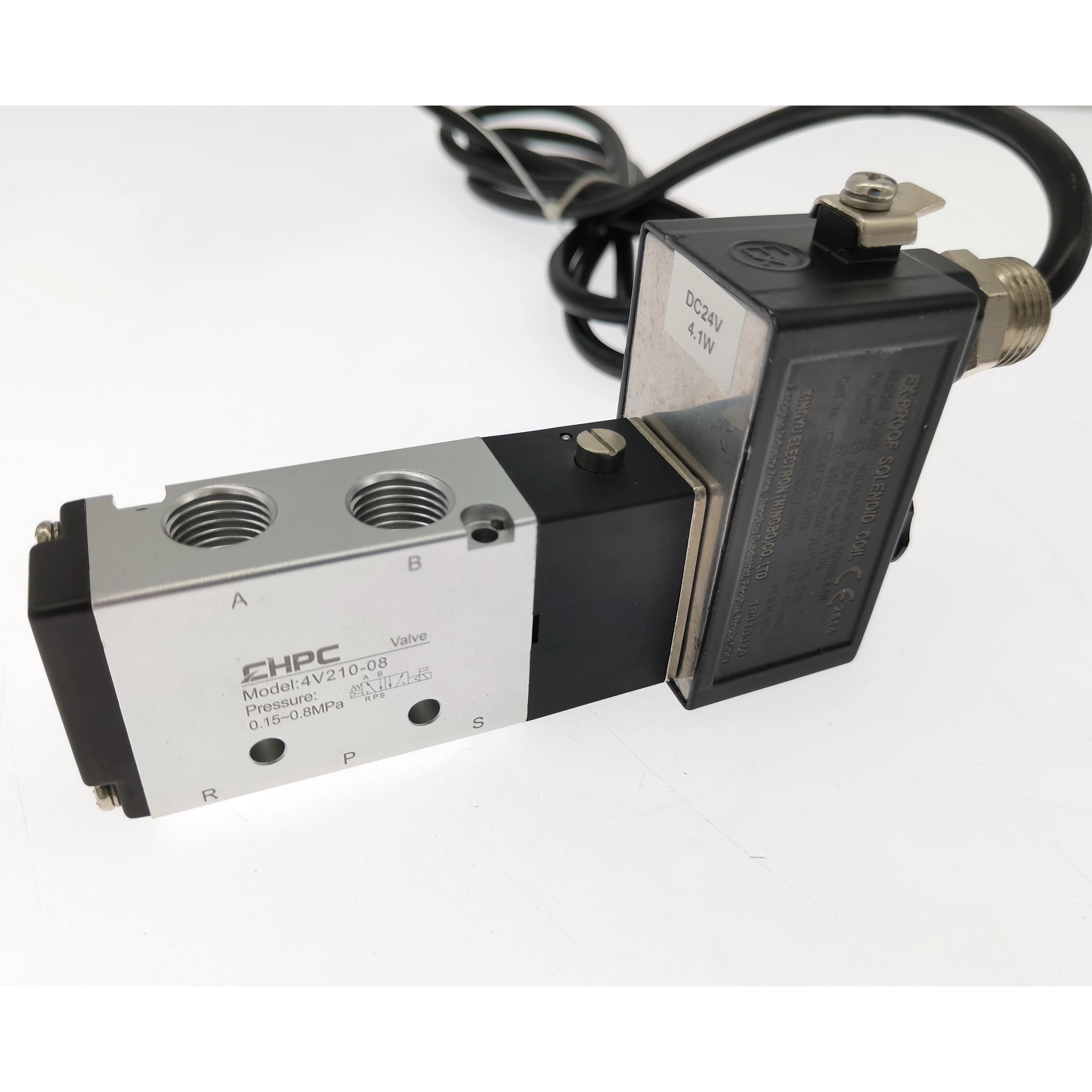 Factory Price 4v210-08 Ex Aluminium Electromagnetic Ex Proof Solenoid Valve