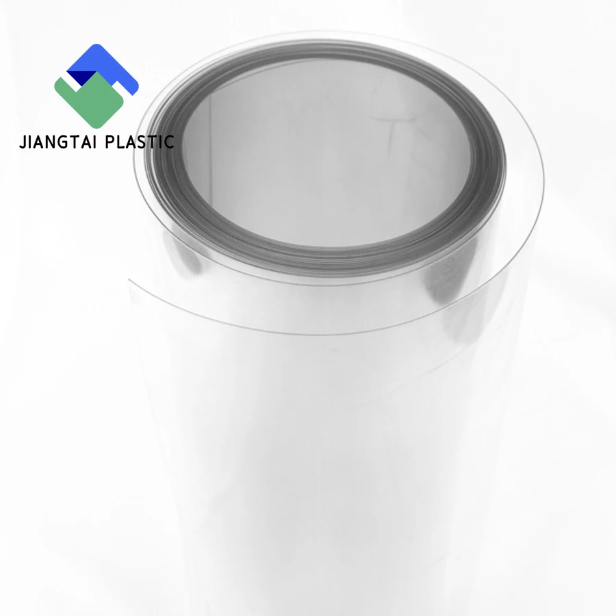 Jiangtai 1mm Thickness Transparent PET Film PET Sheet roll for Thermoforming