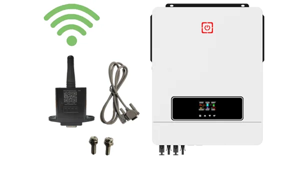 Hybrid solar inverter 10kw IP21 pure sine wave 160A mppt pv input voltage range 90-450 vdc and GPRS both available