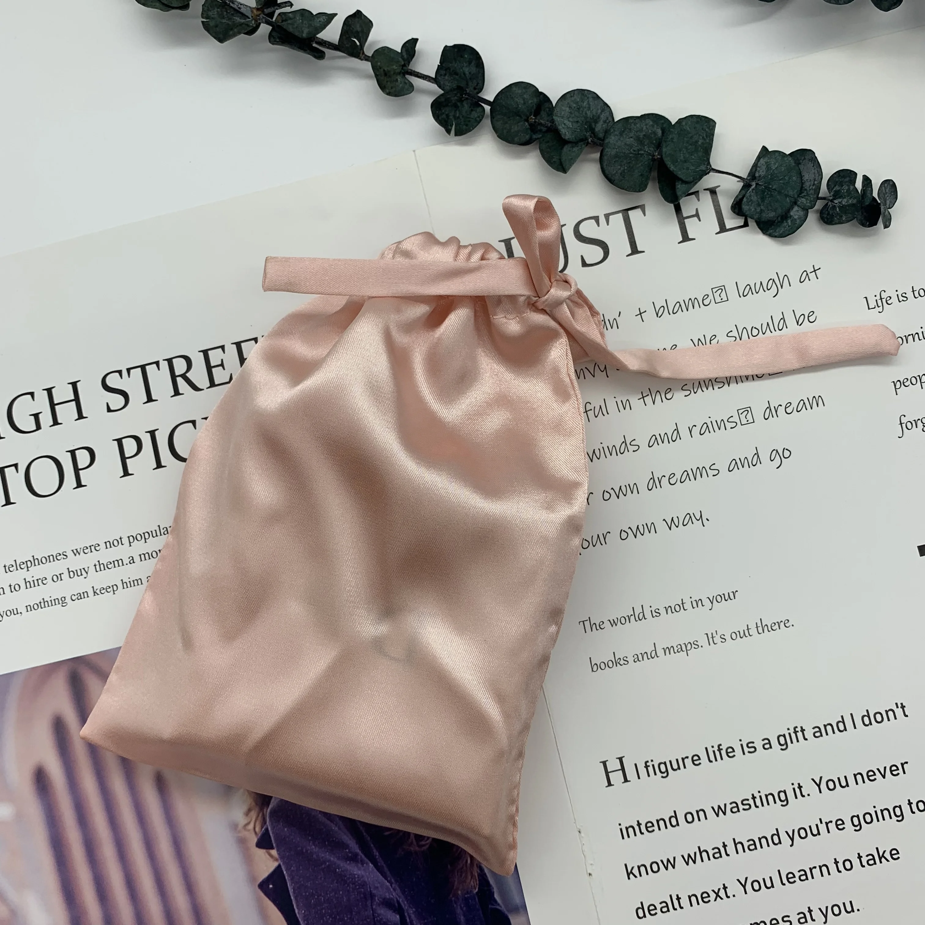 Satin bags with custom logo,soft satin dust bag,soft satin bags wholesale