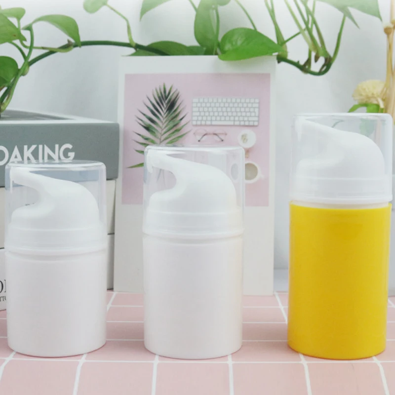 35g 50g 75g 100g 150g 200g Manufacture PP Vacuum Airless Pump Bottle Pet Plastic Lotion Empty with Cap