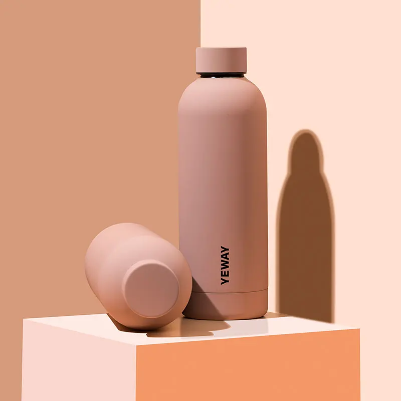 Eco Friendly Products 2023 Steel Small Mouth 350ml 500ml 750ml 1000ml Insulation Water Bottles 20 Colors Stock Thermo Flasche