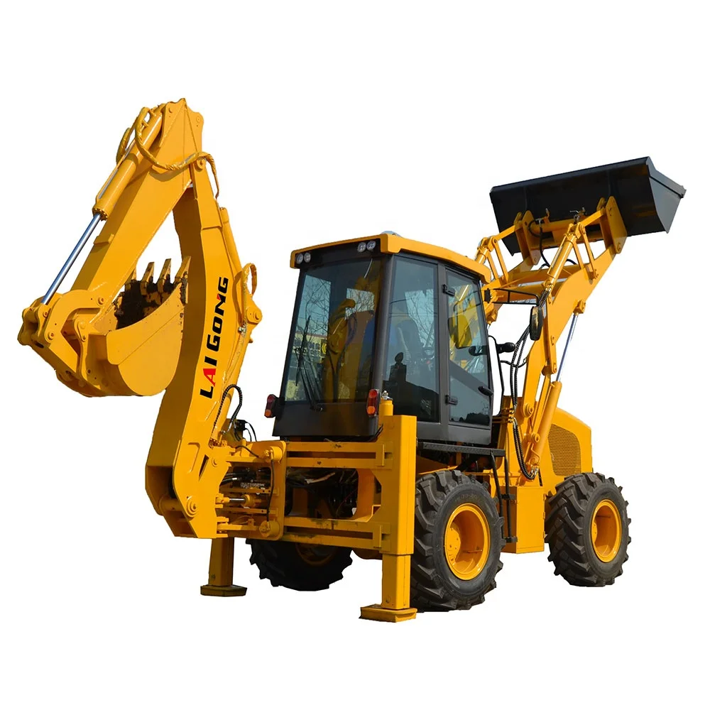 YUNNEI 4102 Turbo 76KW Mini Wheel Loaders Micro Backhoe Loader For Europe