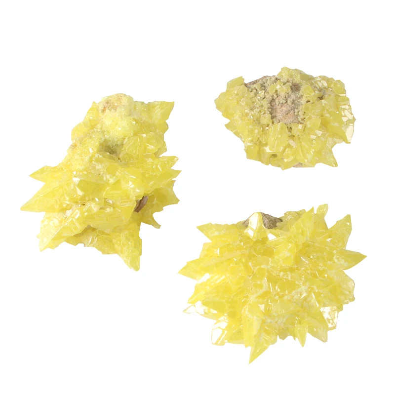 Wholesale natural high quality citrine crystals and mineral large sulfur crystal rough stone sulfur block for sale