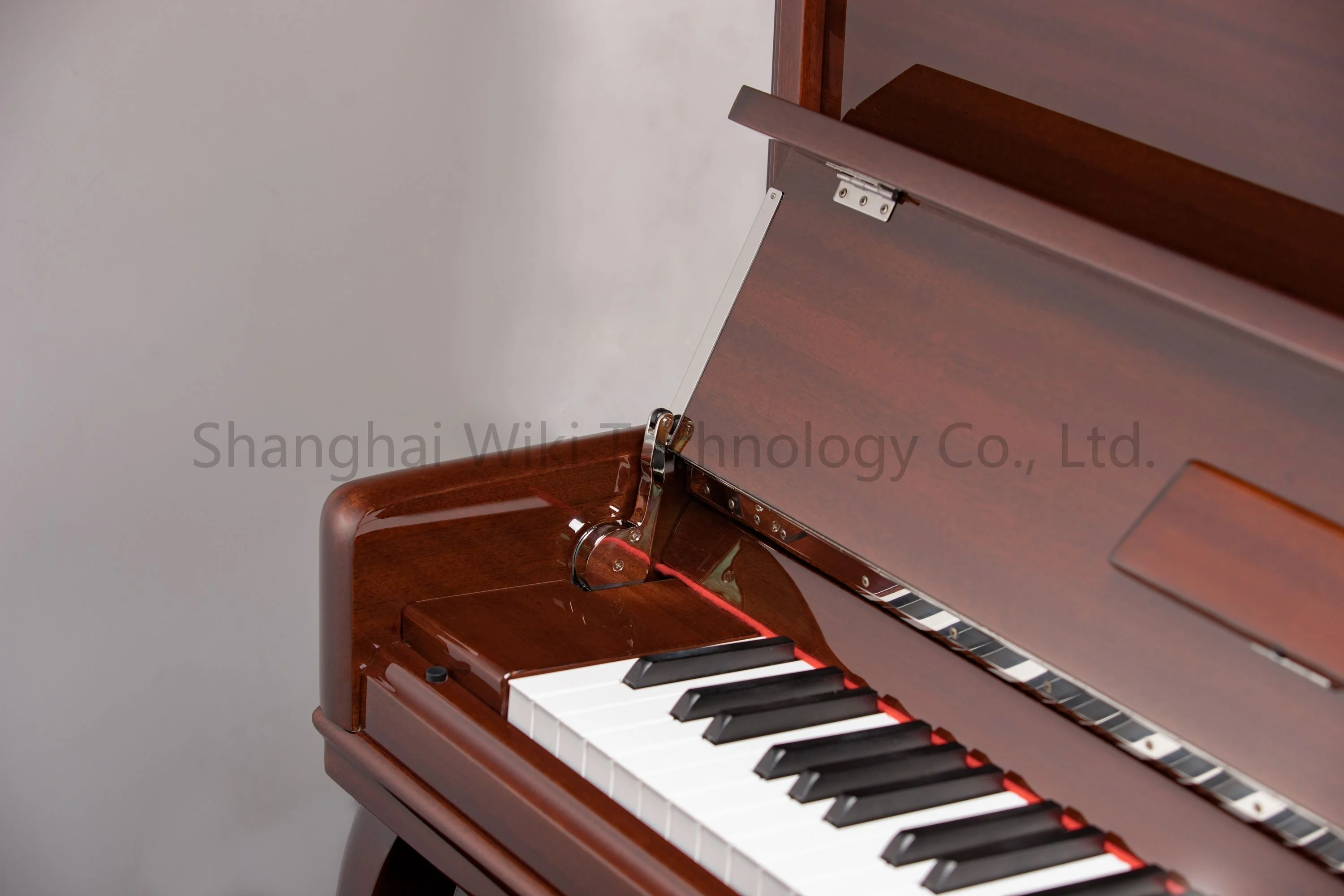 acoustic mahogany vertical piano
