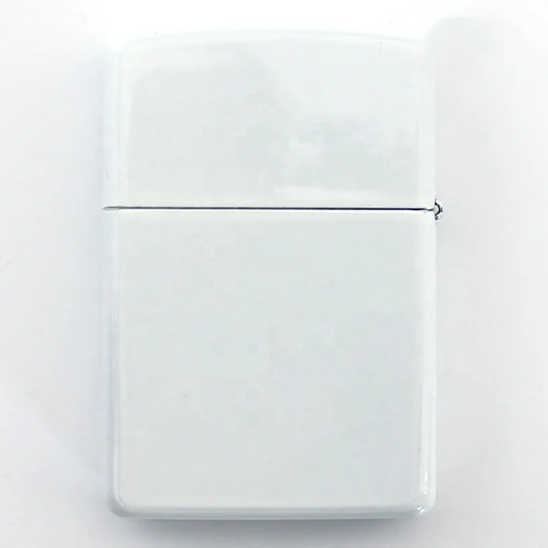 Hot sale white sublimation lighter DIY printing photo and logo blanks metal lighter wholesale