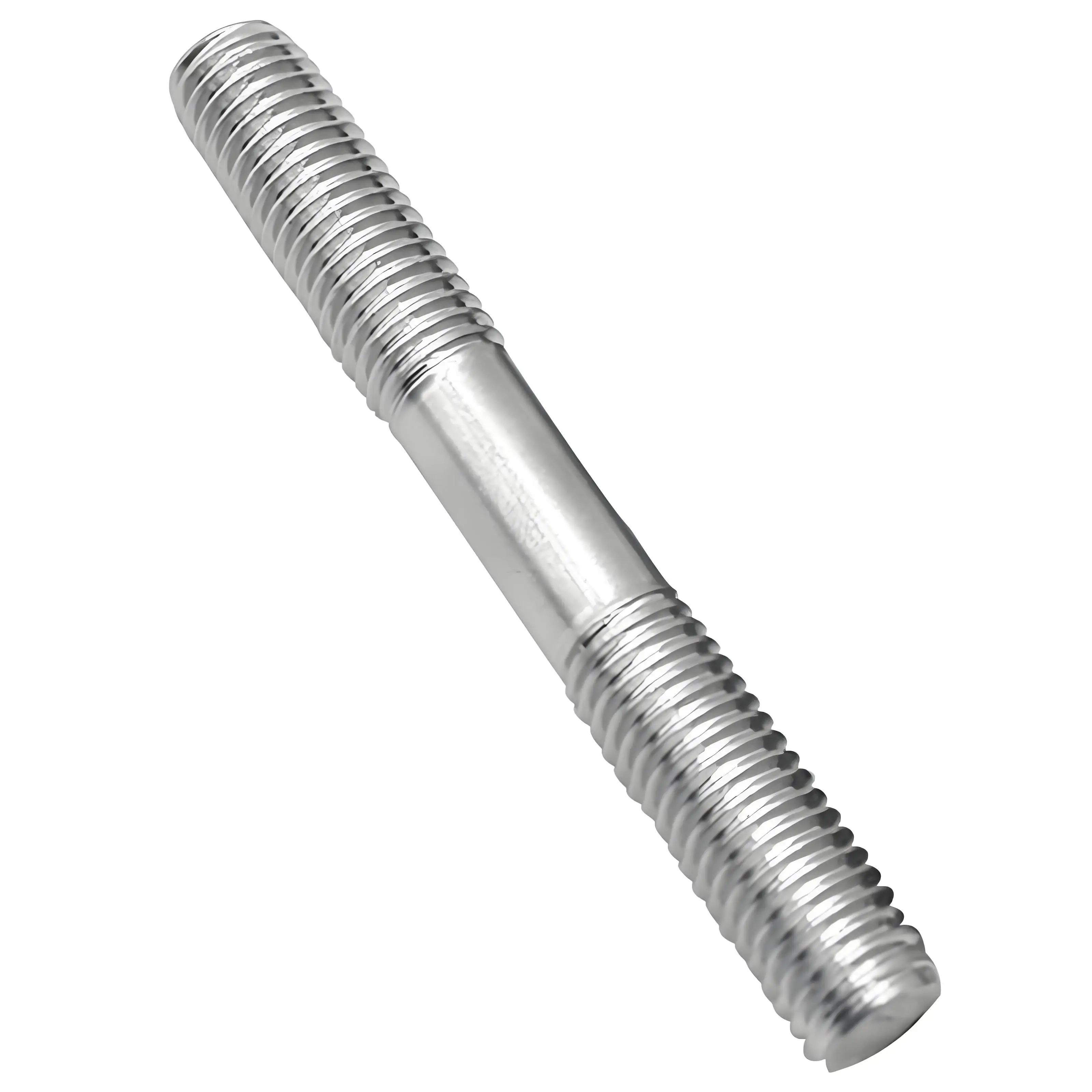 M3 Stainless Steel Double-Head Bolts Two Teeth Extension Screw Stud Fasteners Hex Bolt Anchor Bolt Extension