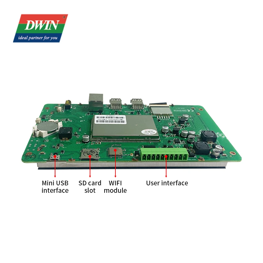 DWIN Industrial Grade Android11 System RK3566 Quad Core 7 Inch 1280*800 LCD Display Capacitive Touch Screen HMI Module Tablet