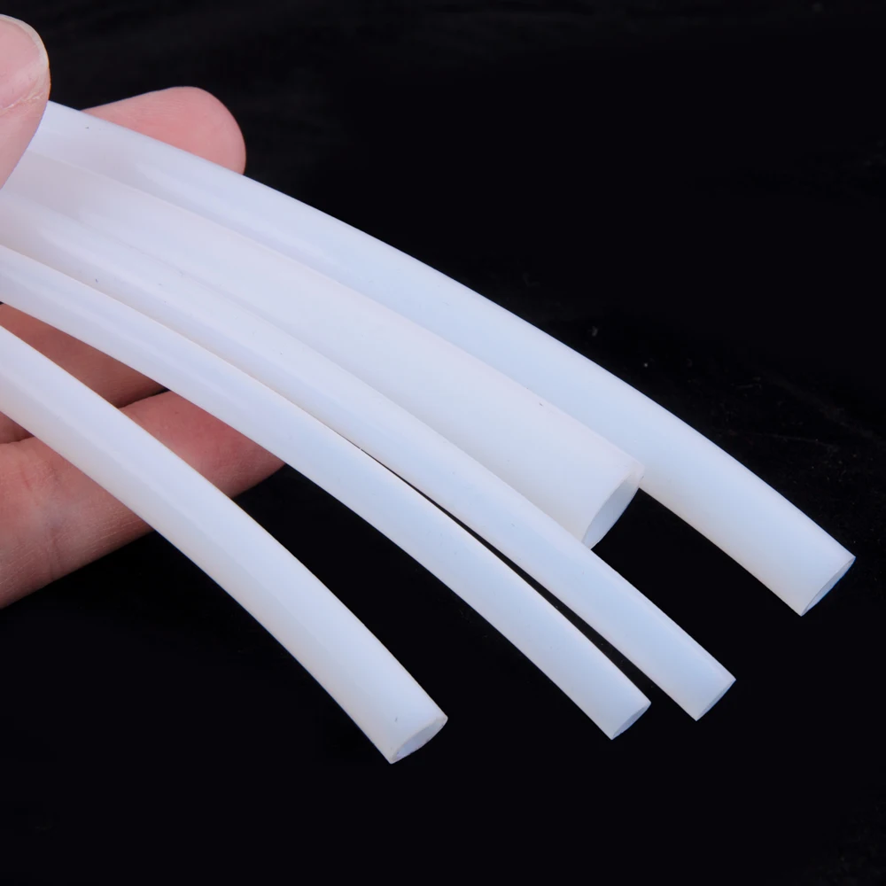 High Temperature Tube Pipe Insulating Pipe 3mm ID x 4mm OD Transparent PTFE tubing