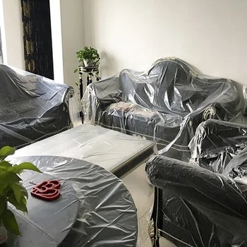 Cheap Price Transparent Pe Plastic Protective Sofa Covers
