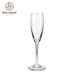 slanted shark crystal wine glasses set