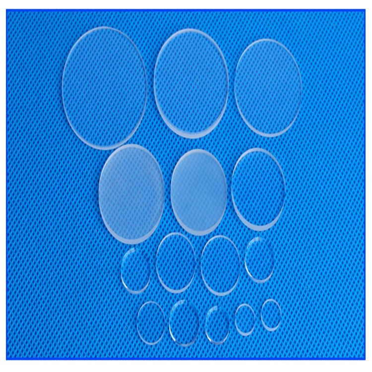 factory custom optical frosted matt borosilicate glass discs for lighting cover lens