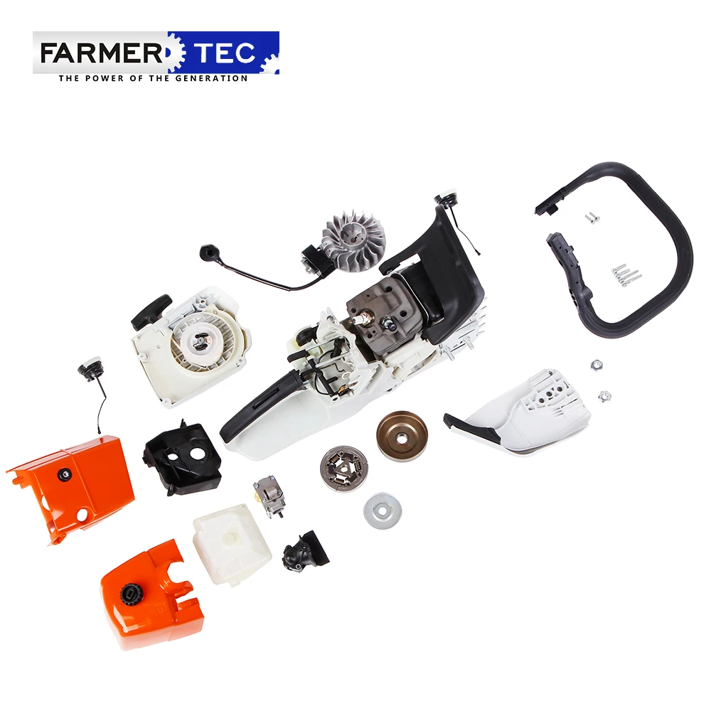 Farmertec 2-Stroke chainsaw spare parts for stihl ms361 ms360 ms341 petrol chainsaw parts