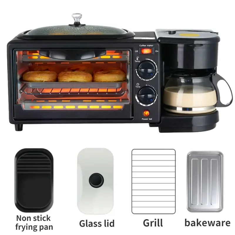 Ln Stock 3 In 1 Food Three One Makers Zhongshan 5 4 3in1 3in Breakfast Maker Machine