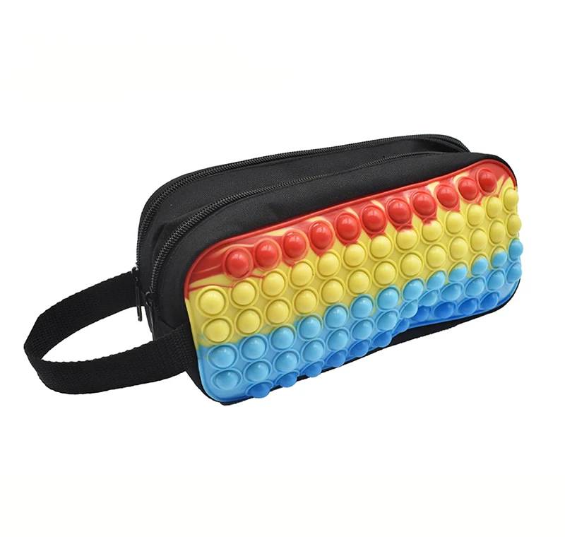Amazon Pop It Bag Backpack Toddler Push Bubble Toys Children Kids pop it School Bag Cute Fidget toys
