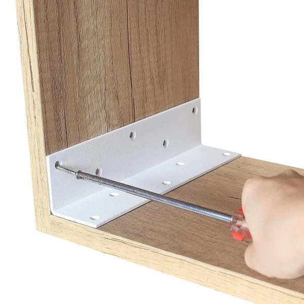 Оптовая продажа на заказ, плавающая полка из нержавеющей стали, настенная опора, L-кронштейн, изготовленный из листового металла, угловые кронштейны для дерева