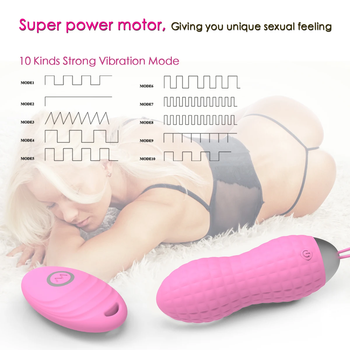 Bullet Vibrator Adult Sex Toys, Vagina Stimulator Vibrator with Remote Control Vibrating Ball for Women Sex
