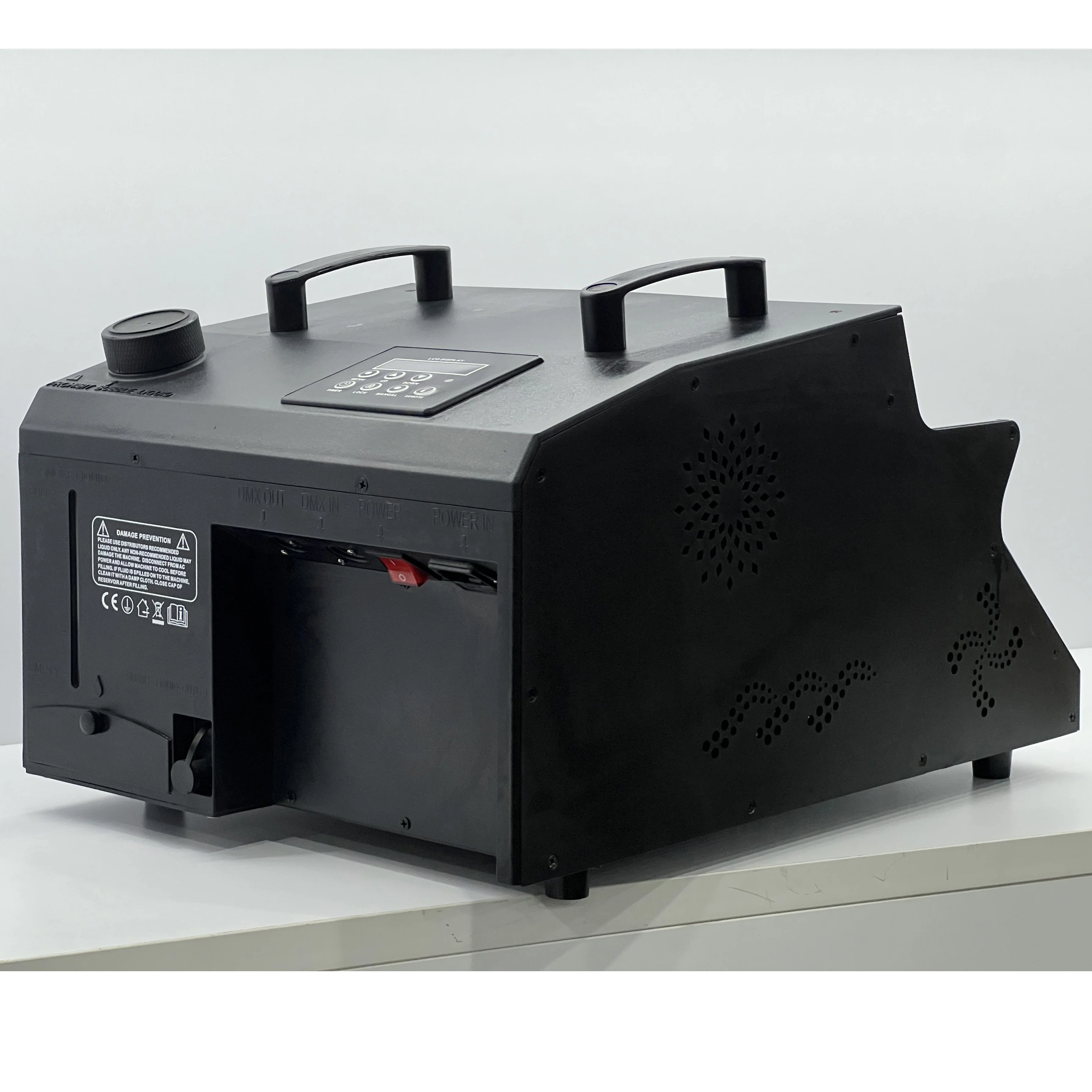 TechStar FL-FB01 1500 Вт двойной выход RGB высокая производительность 3 в 1 противотуманная Машина LCD/беспроводной/DMX для свадьбы