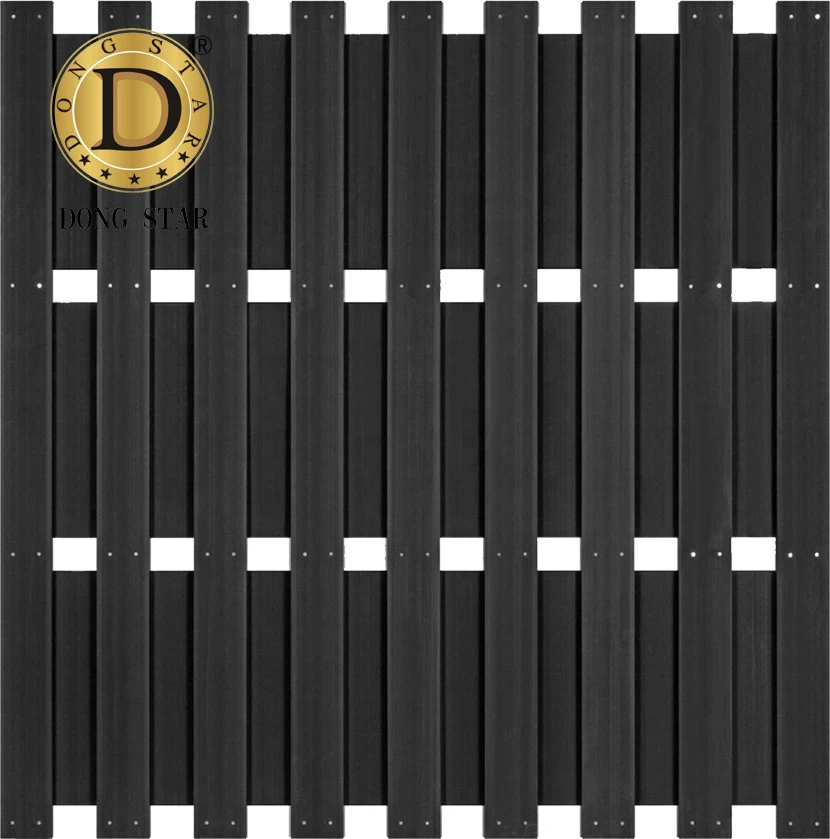 Wood Plastic Composite WPC Fence Post Panels Door Boards Outdoor Garden Fence