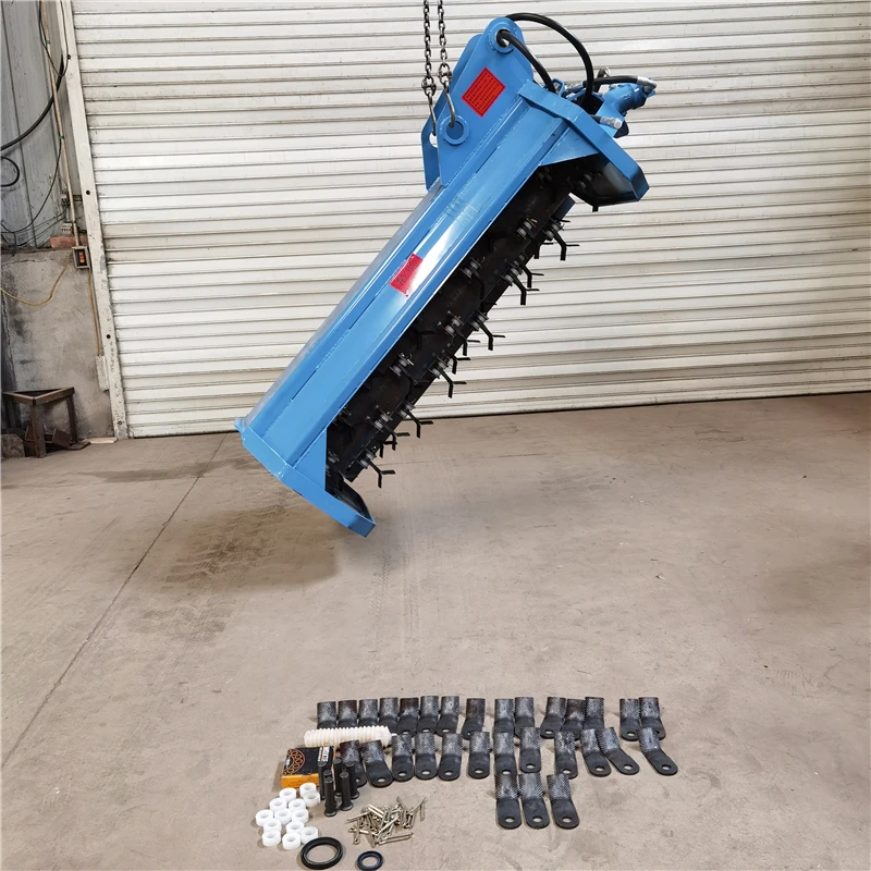 Hydraulic 1500mm flail mower for excavator