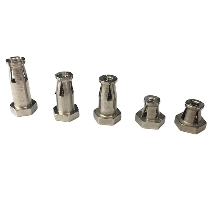 Delicate stainless steel precession type back bolt screw in undercut anchor