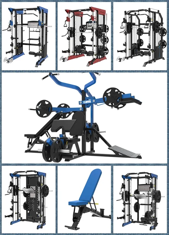  Indoor Tianzhan TZ-Q1009B Home Use Multi Function Smith Machine Gym