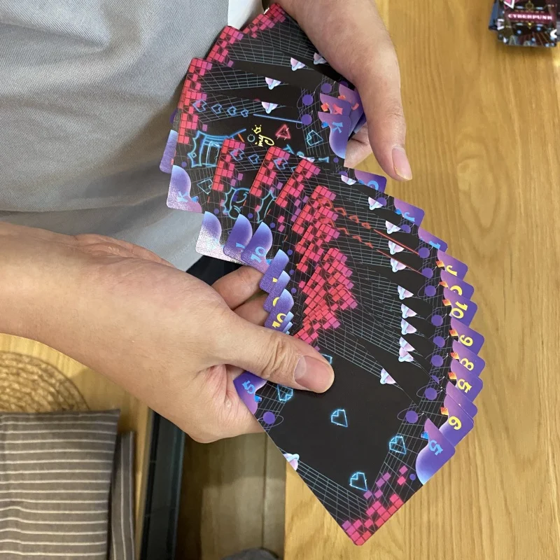 Customized Card Collectable Novelty Decks Games Party Poker Game Deck of Cards Cyberpunk Cardistry Playing Cards
