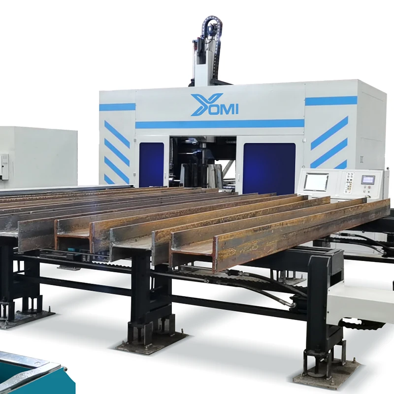 Source Price Fabricator High Efficiency 3d Imaging Driller Equipment Angle Drilling Cnc Beam Drill Line