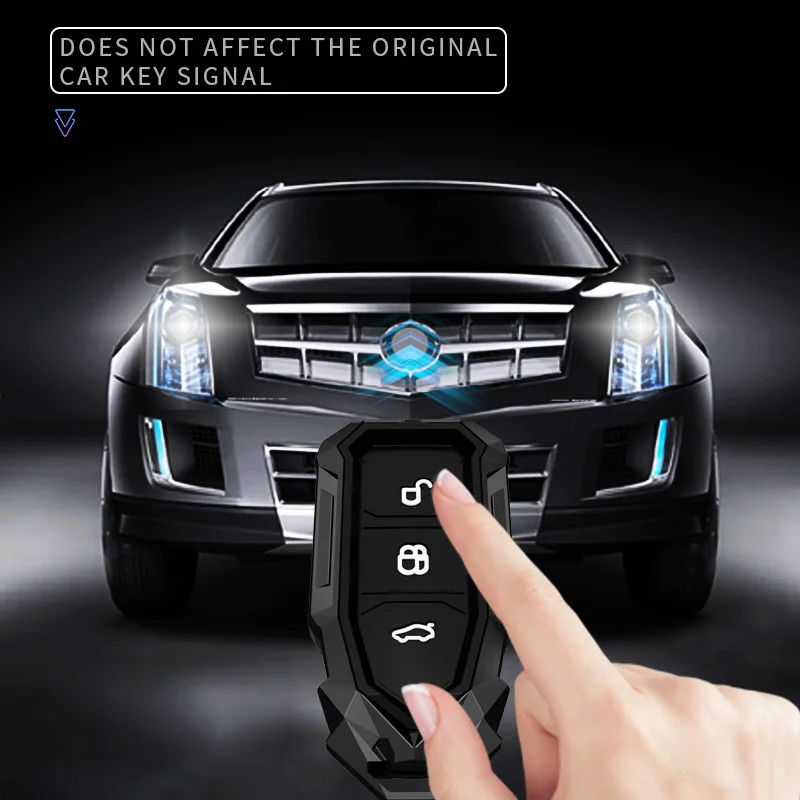 Car Remote Key Cover Zinc alloy Case Accessories Keychain Shell Bag for Ford ESCORT EDGE FOCUS MONDEO Taurus car accessories 202