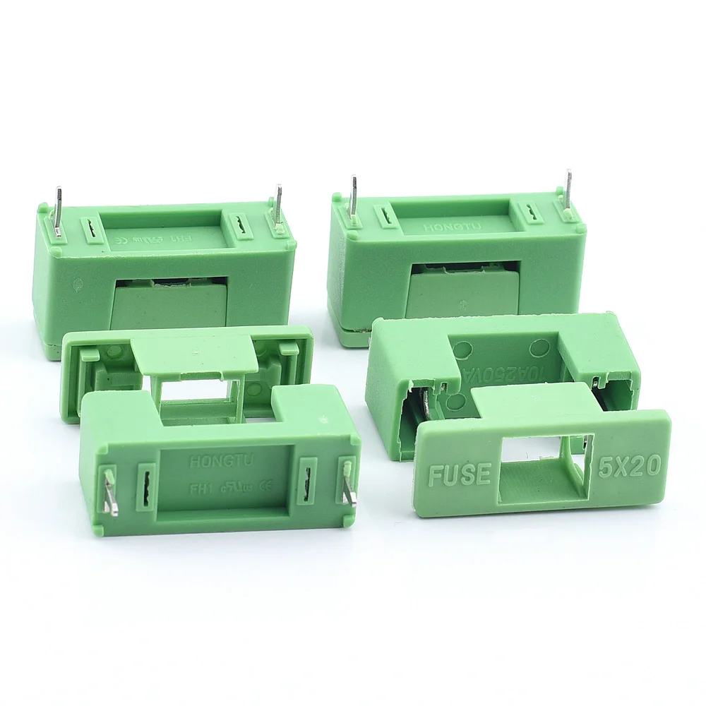 5x20mm pcb Bayonet Type PA66 PC Board Mount Terminal Fuse holder