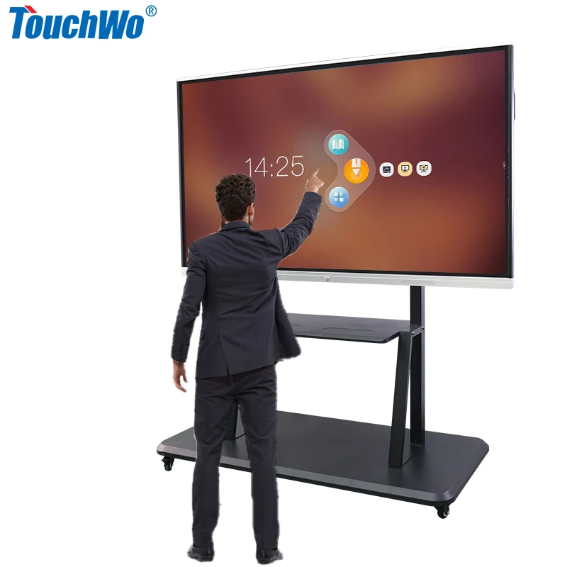 Digital Signage 55 65 75 86 100 Inches Interactive Presentation Screen Touch Display Smart Board for Classrooms and Offices