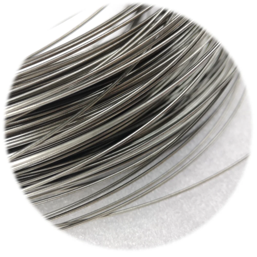 Manufacturers Direct Sale 1mm TC4/Gr5 Titanium Wire 99.95% Pure Tungsten Wire For High Temperature