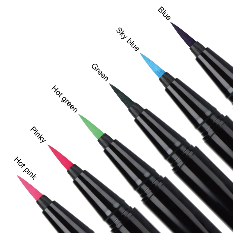 Красочная подводка для глаз, клеевая ручка, идеально подходит для различных стилей, макияж, изумительный взгляд, веганская подводка для глаз