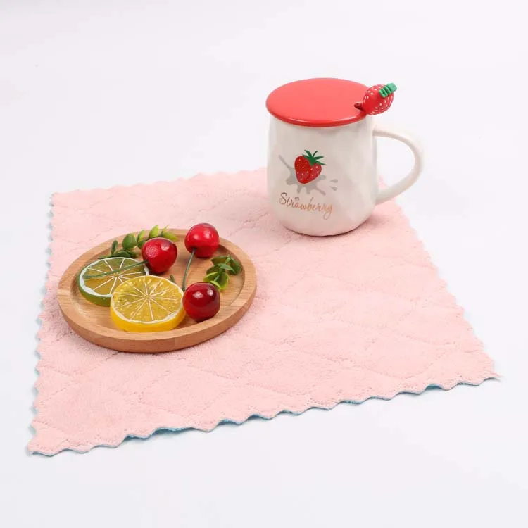 China Wholesale Microfiber Cleaning Towels, Sew Edge , Edgeless All Home Hotel Kitchen Microfiber Cleaning Square Towel