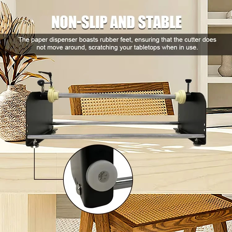JH-Mech безопасный дозатор для крафт-резки бумаги стальной металл и легко перезаряжается заказной упаковки сотовой с резаком