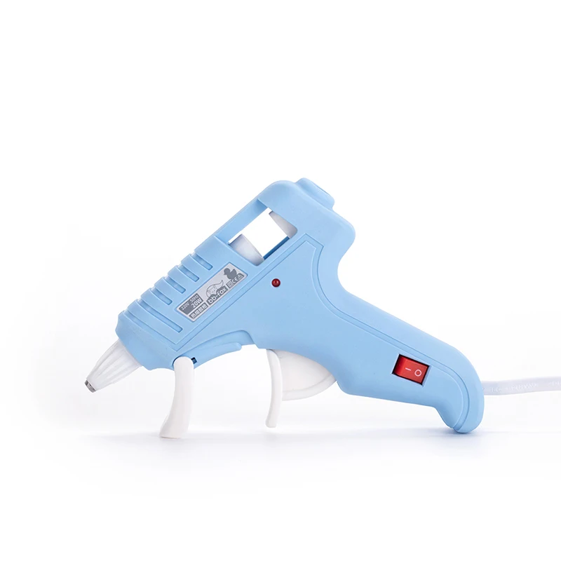 Hot Melt Glue Gun Electric 20w With Glue Sticks Hot Cordless Guns Glue for Packaging, DIY, Arts & Craft, Repairing