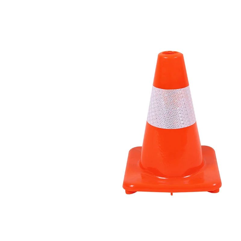 High Quality Flexible Reflective Road Warning Anti Cold Resistant Pvc Plastic Traffic Safety Cone